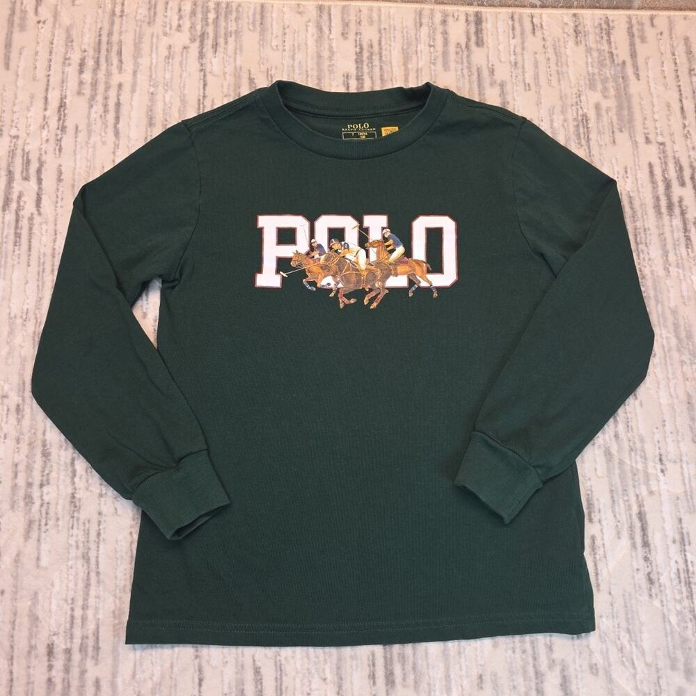 Polo Ralph Lauren Long Sleeve Shirt Sz 7